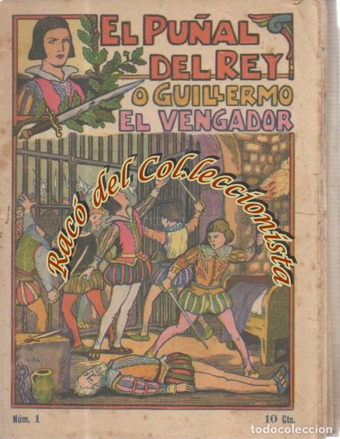 Coleccionismo de Revistas y Peri&oacute;dicos: EL PU&Ntilde;AL DEL REY O GUILLERMO EL VENGADOR ,COMPLETA 20 EJEMPLARES, E.PEREZ DONAZ, EL GATO NEGRO