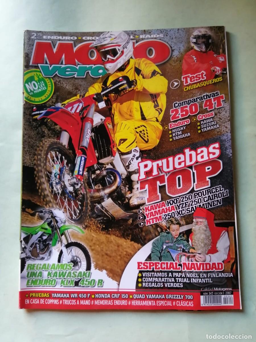 Coleccionismo de Revistas y Peri&oacute;dicos: REVISTA MOTO VERDE (NUMERO 342) PRUEBAS TOP - ESPECIAL NAVIDAD