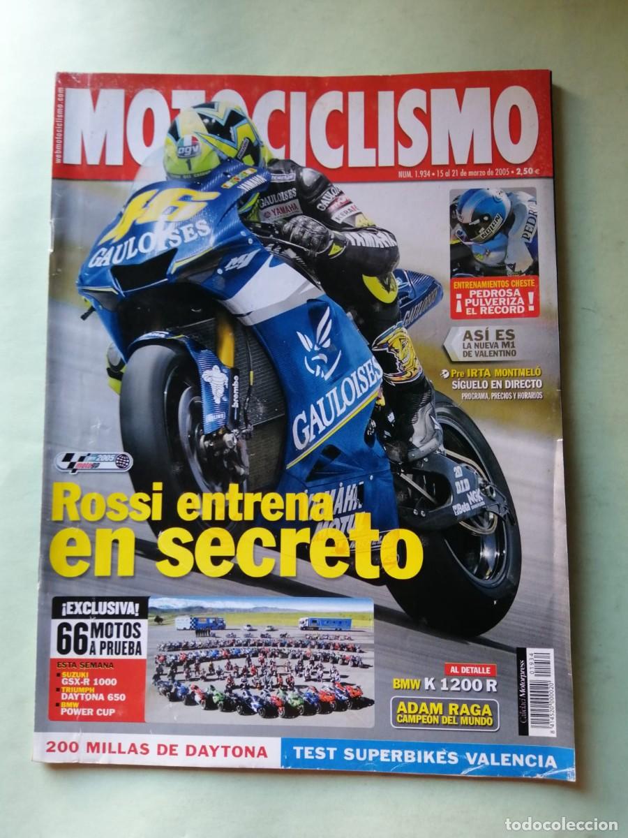 Coleccionismo de Revistas y Peri&oacute;dicos: REVISTA MOTOCICLISMO (NUMERO 1934) ROSSI ENTRENA EN SECRETO