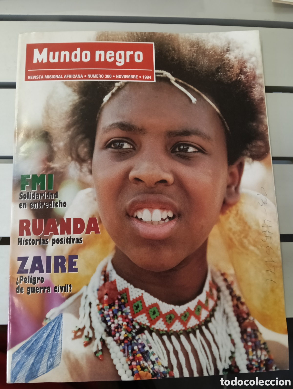 Coleccionismo de Revistas y Peri&oacute;dicos: REVISTA 1990. MUNDO NEGRO - REVISTA MISIONAL AFRICANA (A&Ntilde;O XXXIII - N&deg;380)