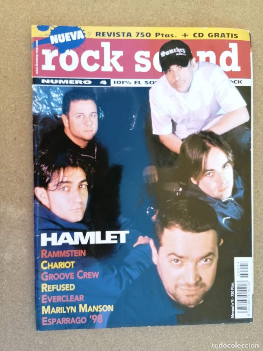 Coleccionismo de Revistas y Peri&oacute;dicos: REVISTA ROCK SOUND (NUMERO 4) HAMLET - RAMSTEIN - CHARIOT - MARILYN MANSON - REFUSED -...