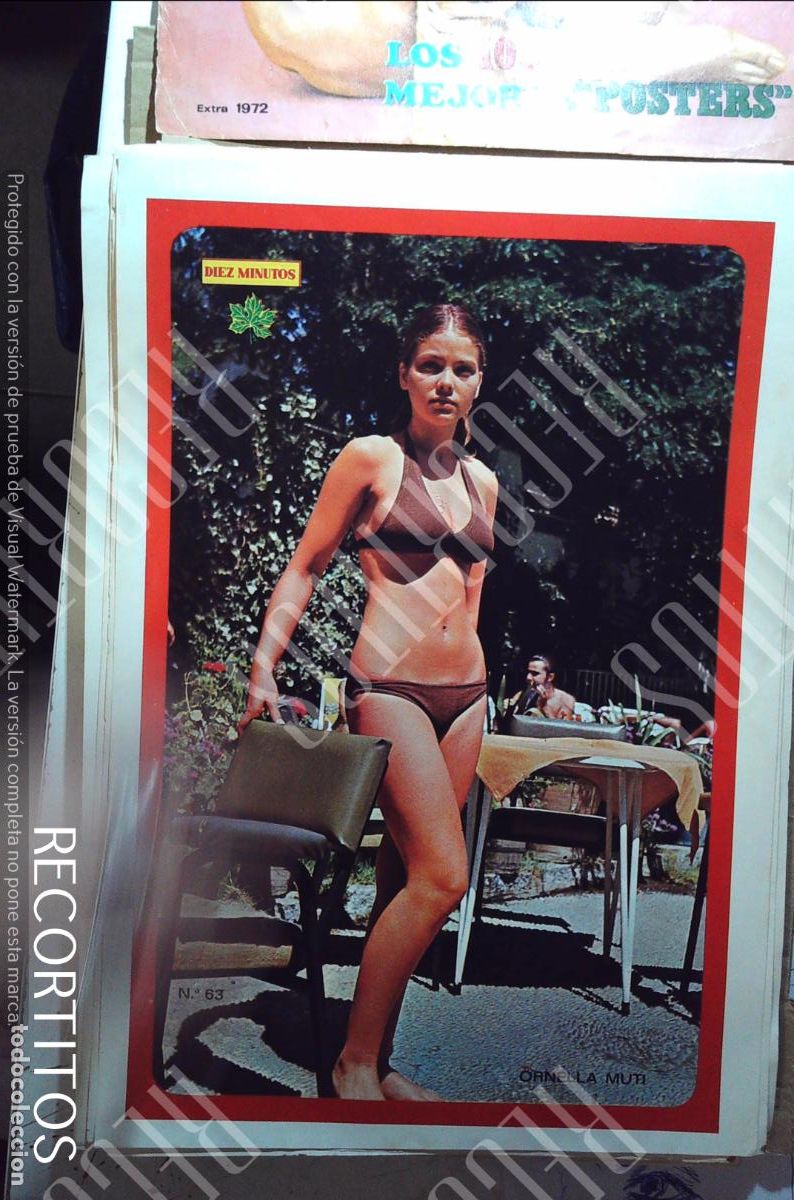 Coleccionismo de Revistas y Peri&oacute;dicos: poster diez minutos 1972 ORNELLA MUTI MUTTI ORNELA