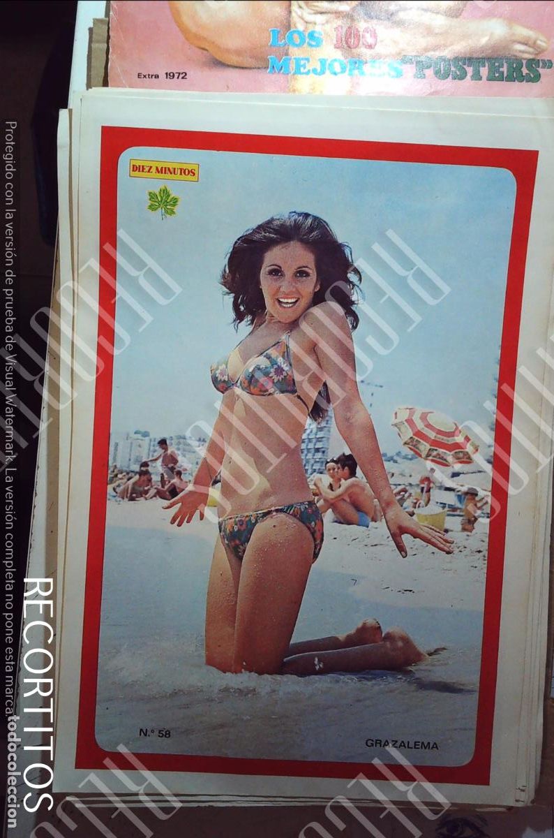 Coleccionismo de Revistas y Peri&oacute;dicos: poster diez minutos 1972 GRAZALEMA