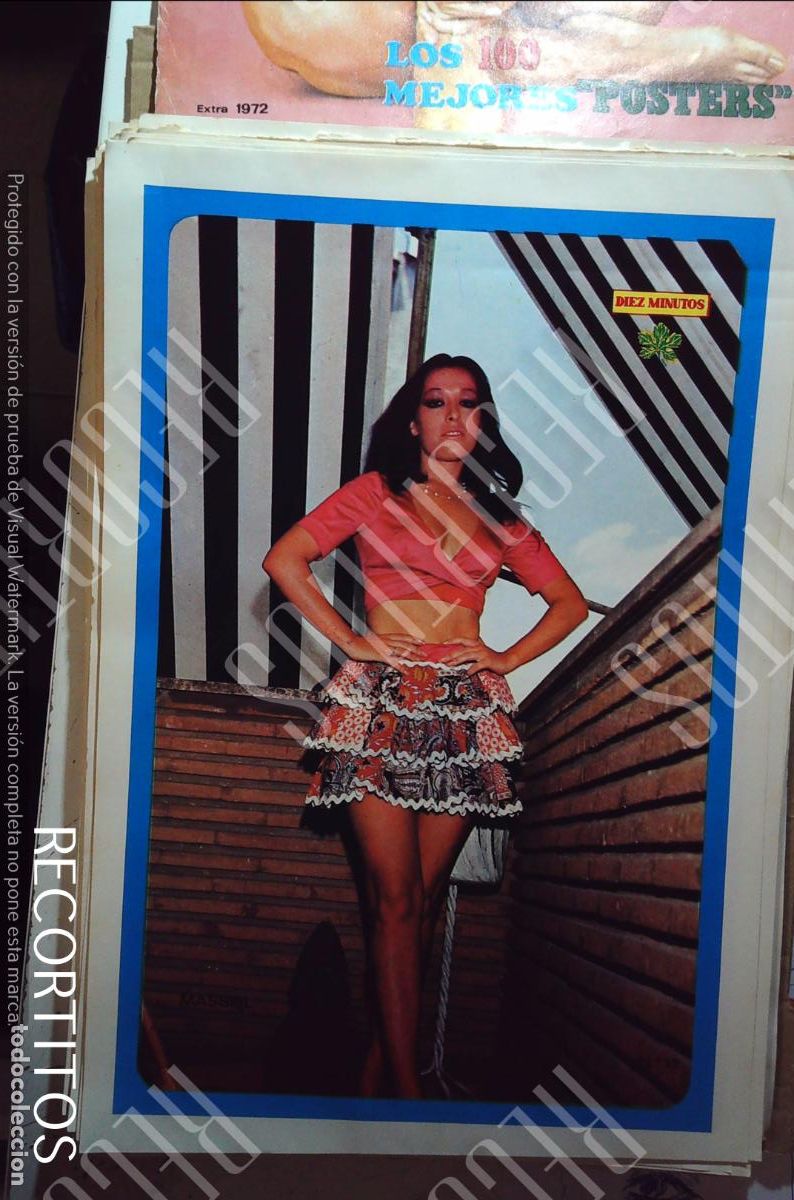 Coleccionismo de Revistas y Peri&oacute;dicos: poster diez minutos 1972 MASSIEL