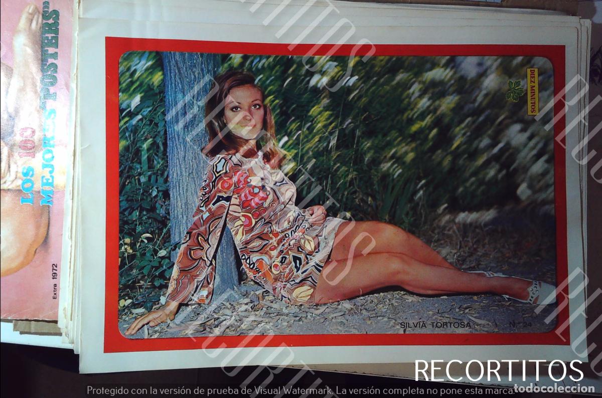 Coleccionismo de Revistas y Peri&oacute;dicos: poster diez minutos 1972 SILVIA TORTOSA