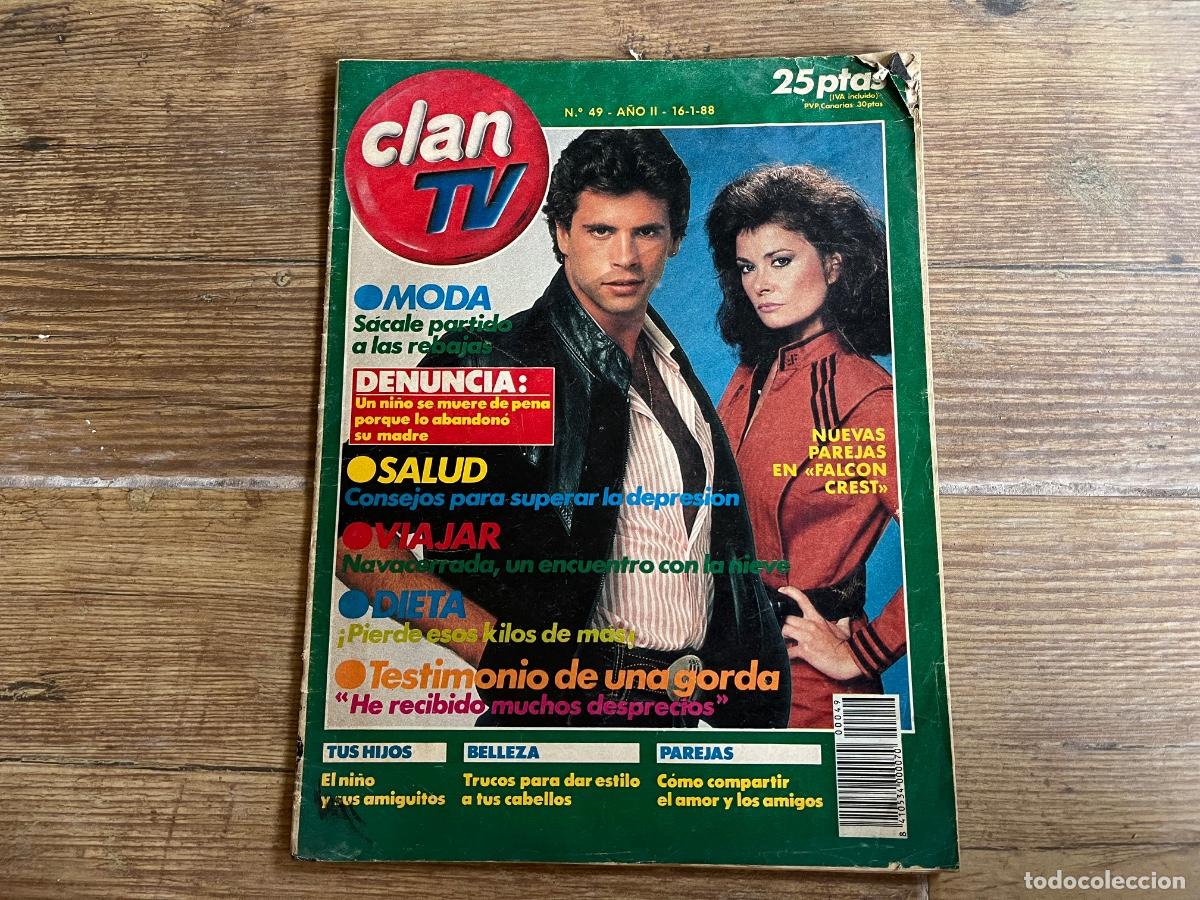 Collectionnisme de Revues et Journaux: Antigua revista CLAN TV 1988 - en portada SERIE V - SABRINA - DON JOHNSON