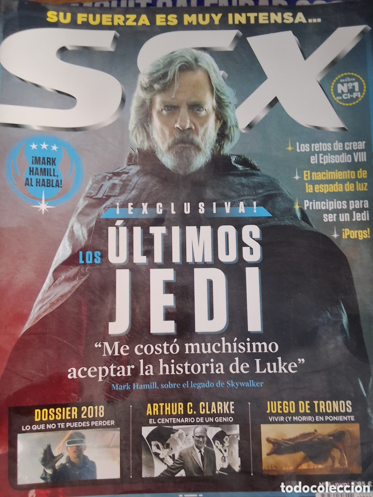 Colecionismo de Revistas e Jornais: Sfx revista ciencia ficcion numero 6 a&ntilde;o 2018/1 &uacute;ltimos Jedi
