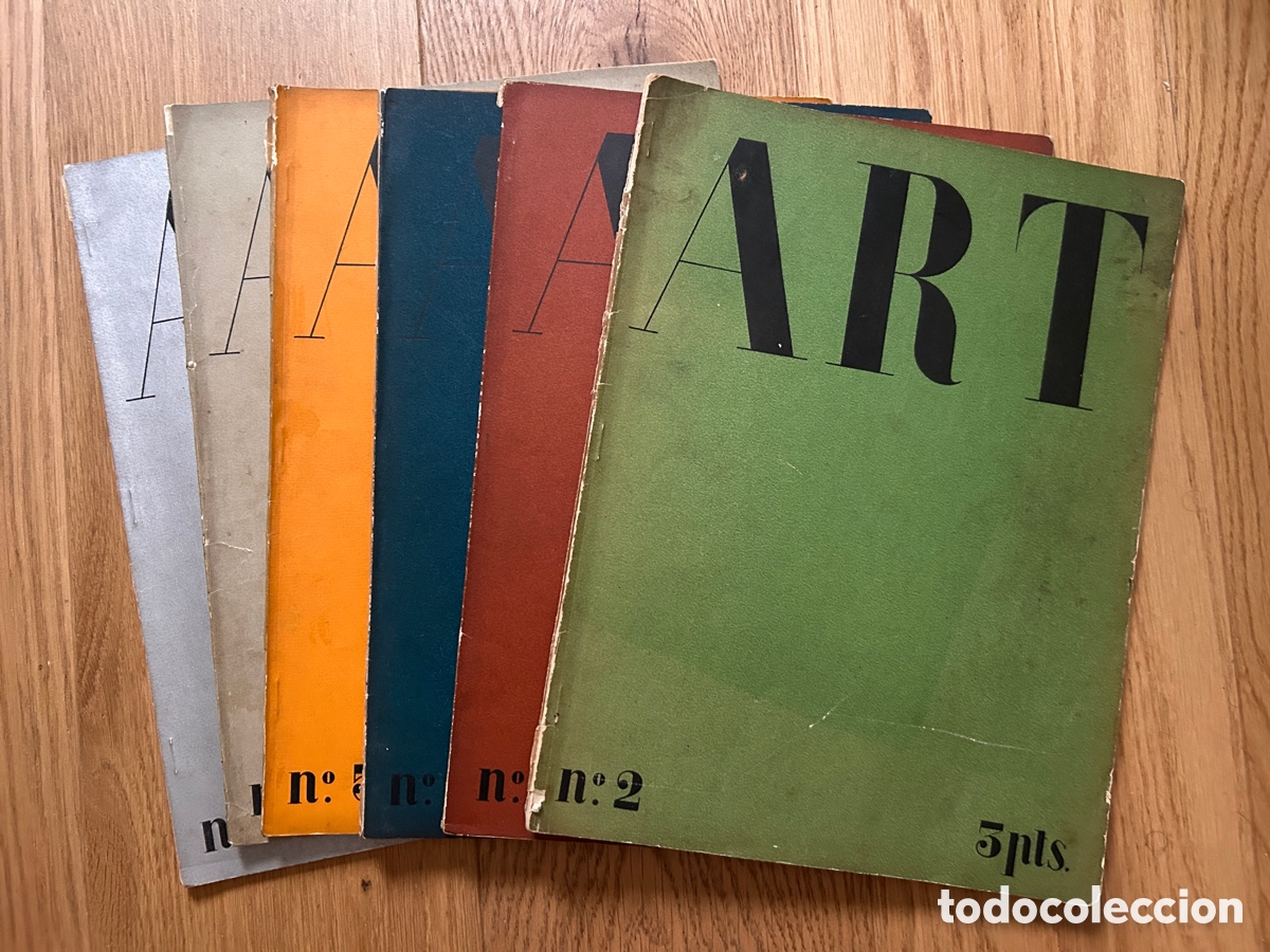 Sammeln von Zeitschriften und Zeitungen: Lote de 6 revistas ART (1933-1934)