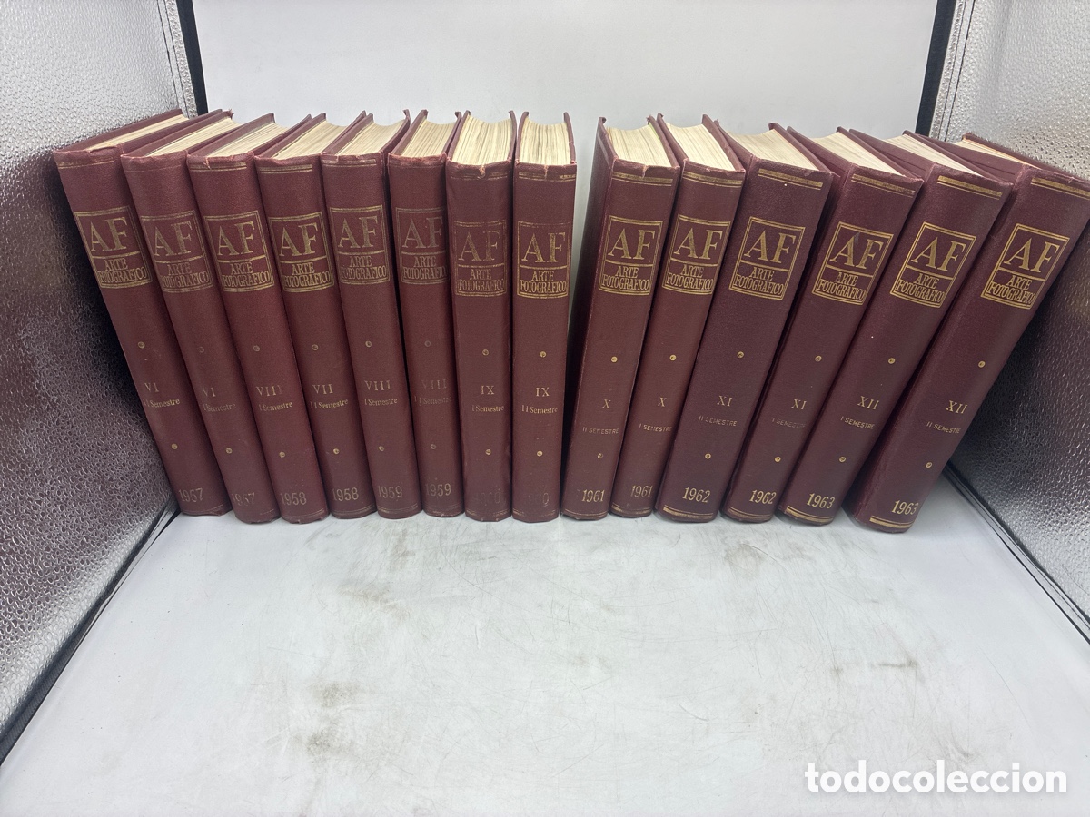 Collection Magazines and Newspapers: Colecci&oacute;n de la revista AF-Arte Fotogr&aacute;fico. 14 tomos de revistas encuadernadas desde 1957 a 1963.
