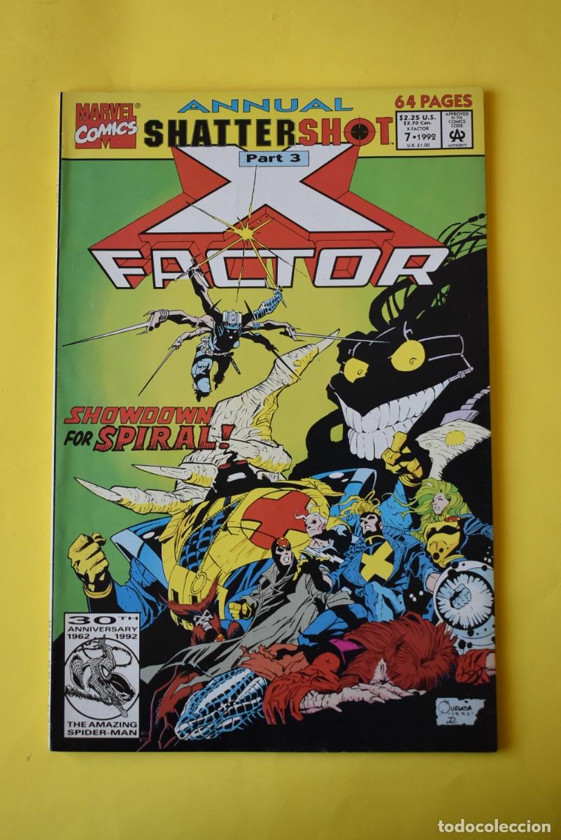 Collection Magazines and Newspapers: Comic USA. Marvel. X Factor. Annual. N. &ordm; 7. Shatter Shot Part 3. 1992. 62 P&aacute;ginas. Idioma Ingl&eacute;s
