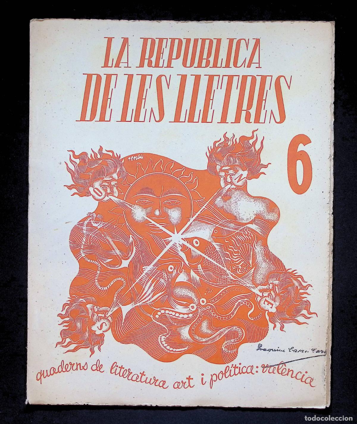 Coleccionismo de Revistas y Peri&oacute;dicos: LA REP&Uacute;BLICA DE LES LLETRES. QUADERNS DE LITERATURA, ART I POLITICA. ANY II, N&Uacute;M. 6. 1935