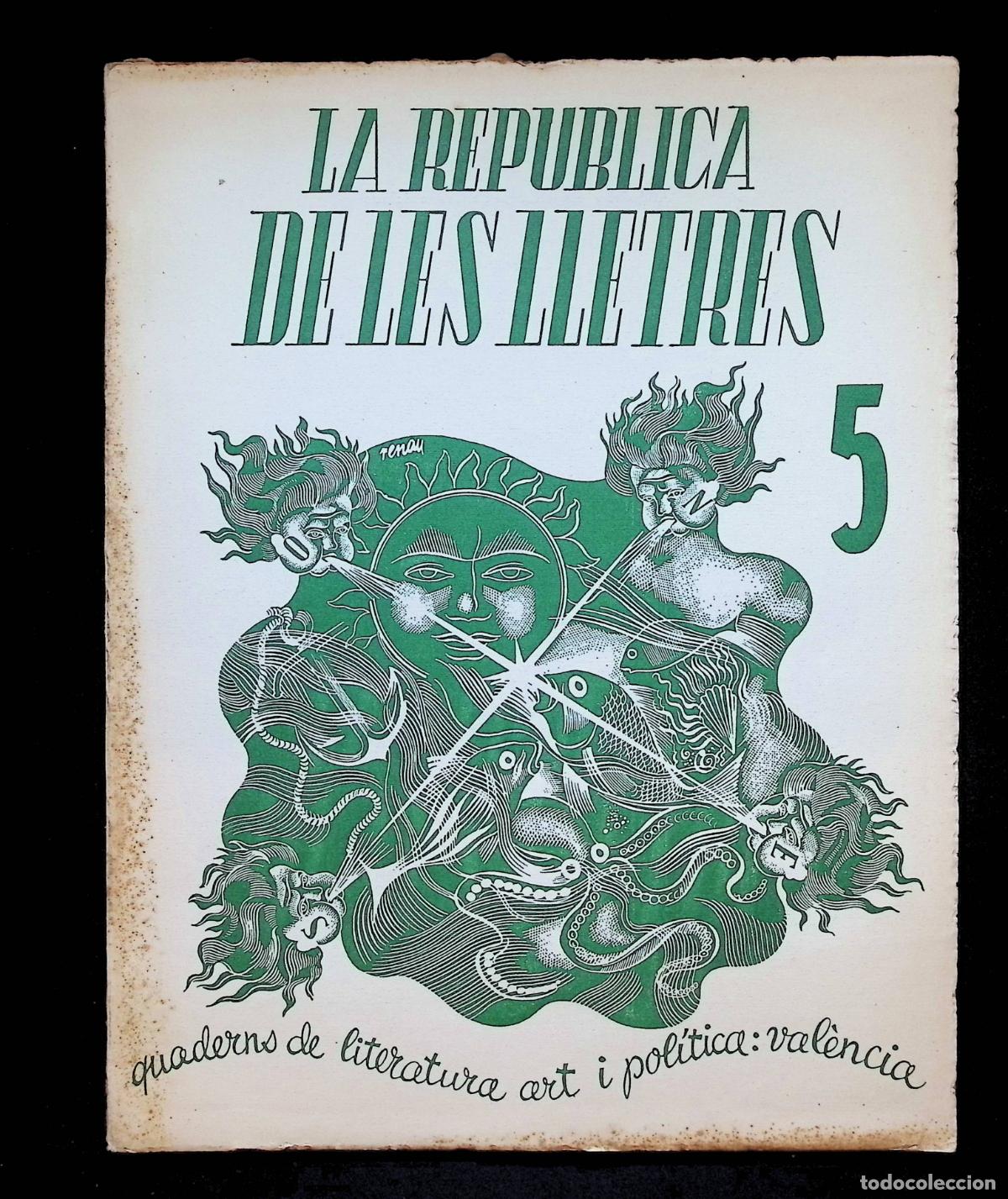 Coleccionismo de Revistas y Peri&oacute;dicos: LA REP&Uacute;BLICA DE LES LLETRES. QUADERNS DE LITERATURA, ART I POLITICA. ANY II, N&Uacute;M. 5. 1935