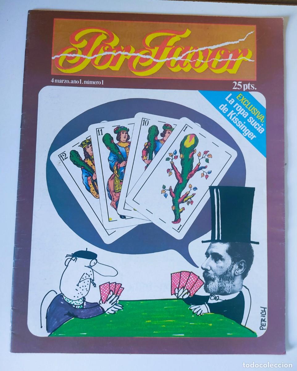 Coleccionismo de Revistas y Peri&oacute;dicos: REVISTA N&ordm; 1 POR FAVOR