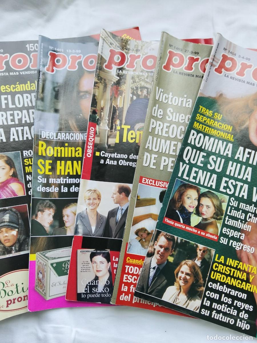 Coleccionismo de Revistas y Peri&oacute;dicos: LOTE 5 REVISTAS PRONTO NUMEROS CONSECUTIVOS
