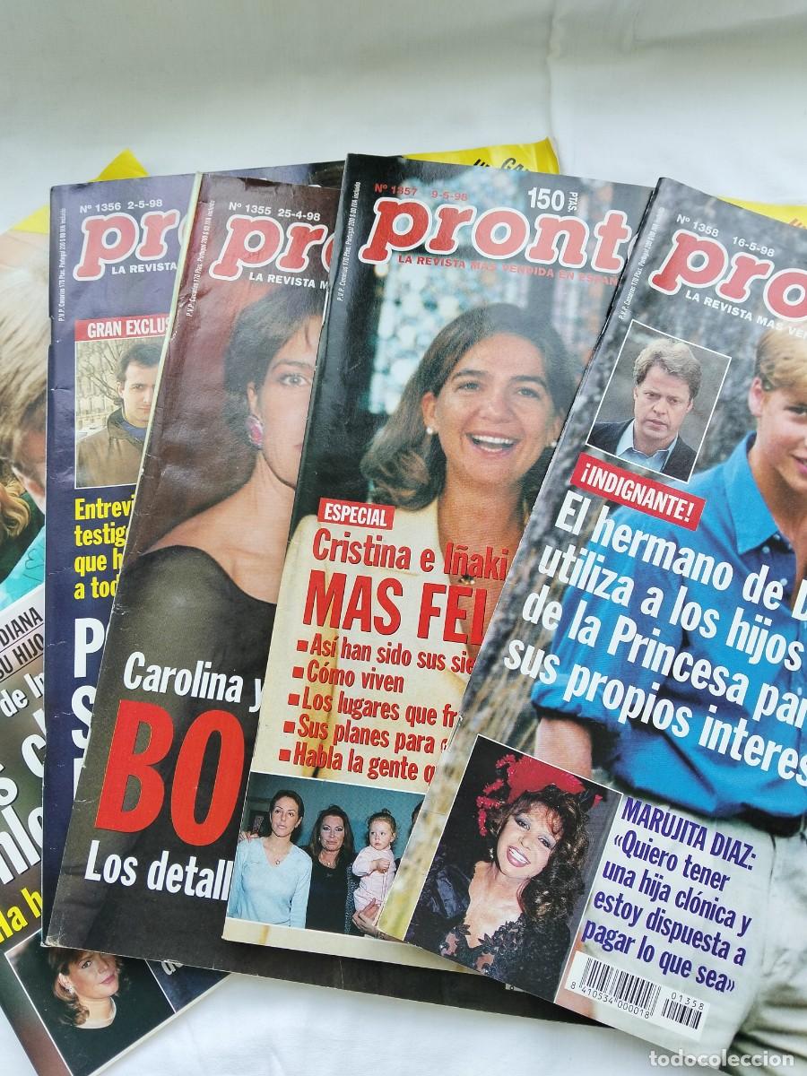 Coleccionismo de Revistas y Peri&oacute;dicos: LOTE 5 REVISTAS PRONTO NUMEROS CONSECUTIVOS