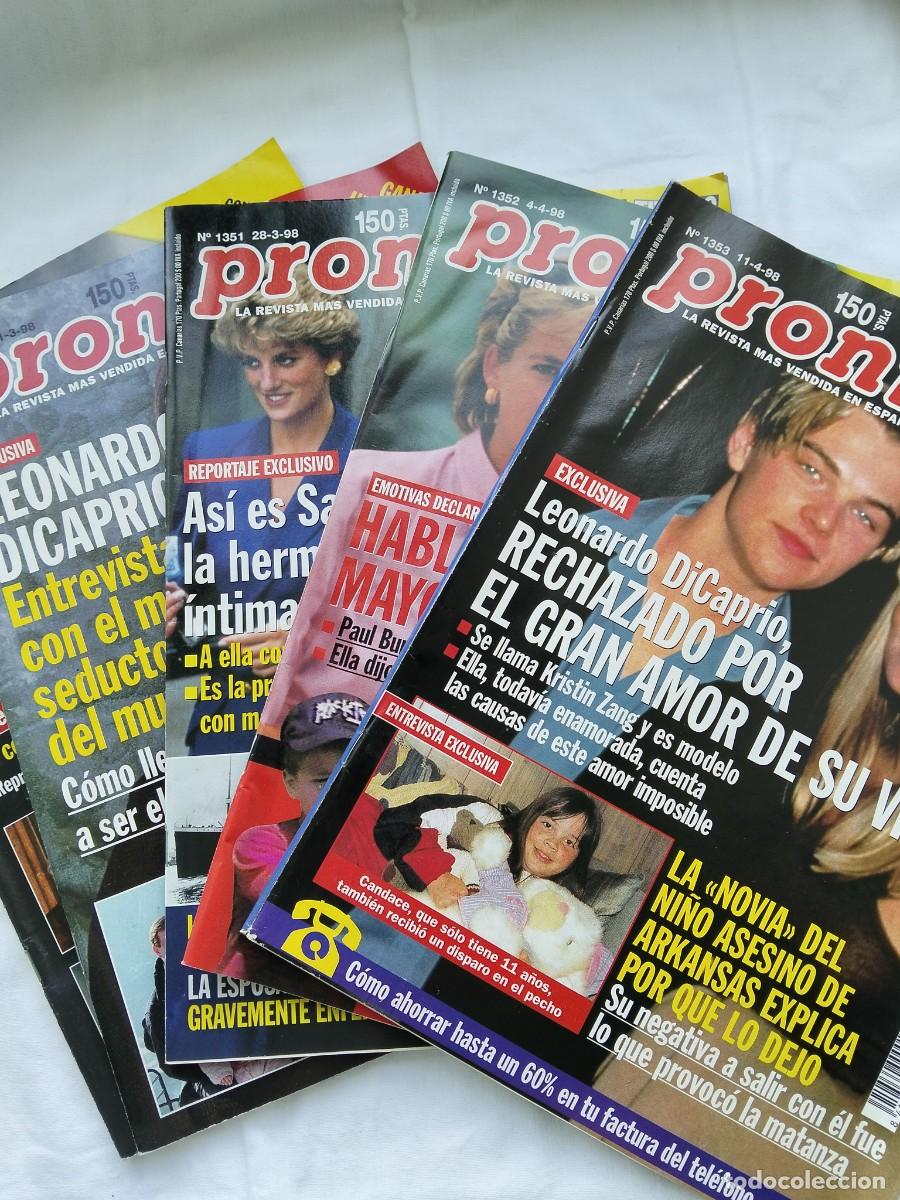 Coleccionismo de Revistas y Peri&oacute;dicos: LOTE 5 REVISTAS PRONTO NUMEROS CONSECUTIVOS