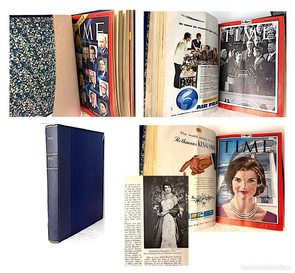 Coleccionismo de Revistas y Peri&oacute;dicos: Time Magazine. A&ntilde;o 1961 (I: January - March) En un tomo: Comienzo del mandato de John F Kennedy)