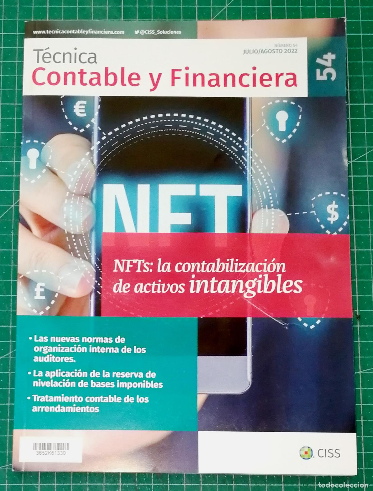 Coleccionismo de Revistas y Peri&oacute;dicos: T&Eacute;CNICA CONTABLE Y FINANCIERA. N&ordm; 54. JULIO-AGOSTO 2022. - Wolters Kluwer