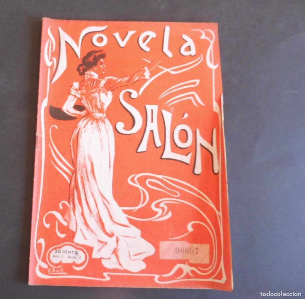 Coleccionismo de Revistas y Peri&oacute;dicos: REVISTA DE NOVELA DE SAL&Oacute;N - N&Uacute;M 5 - 29 de Abril de 1906 - SEMANARIO ILUSTRADO - N&Uacute;M EJEMPLAR 00607