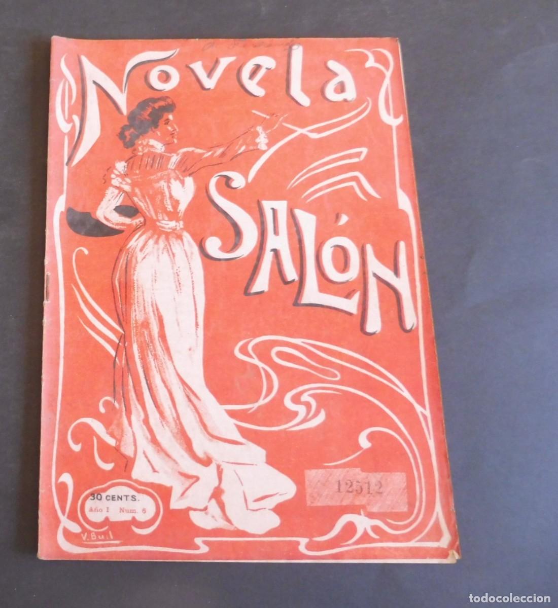Coleccionismo de Revistas y Peri&oacute;dicos: REVISTA DE NOVELA DE SAL&Oacute;N - N&Uacute;M 6 - 8 de Myo de 1906 - SEMANARIO ILUSTRADO - N&Uacute;M EJEMPLAR 12512