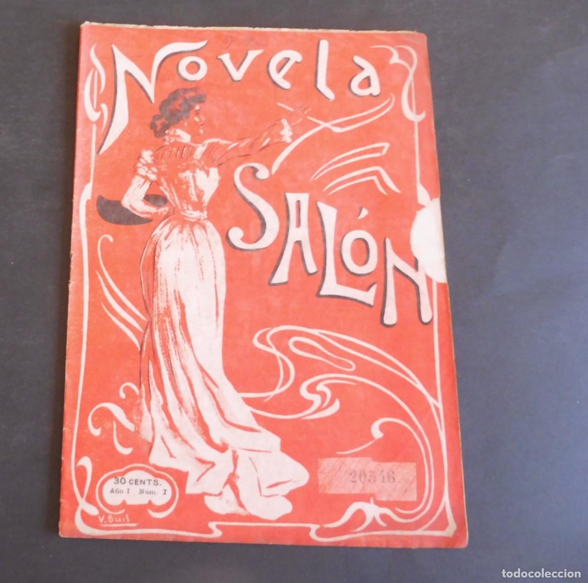 Coleccionismo de Revistas y Peri&oacute;dicos: REVISTA DE NOVELA DE SAL&Oacute;N - N&Uacute;M 7 - 13 de Myo de 1906 - SEMANARIO ILUSTRADO - N&Uacute;M EJEMPLAR 20546