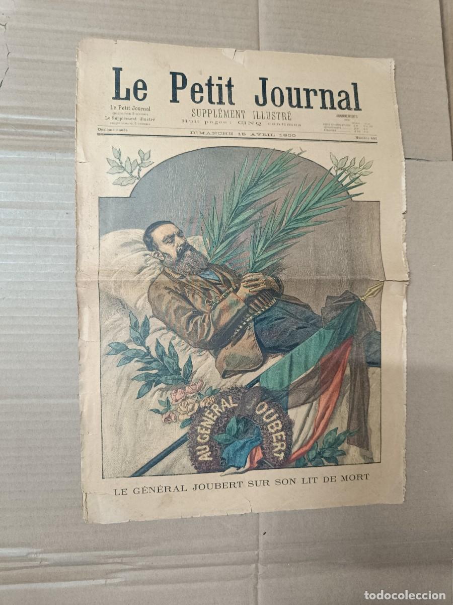 Coleccionismo de Revistas y Peri&oacute;dicos: ANTIGUO PERIODICO FRANCES DE 1900, LE PETIT JOURNAL, SUPPLEMENT ILLUSTR&Eacute;, FRANCIA, FRANCE -P3