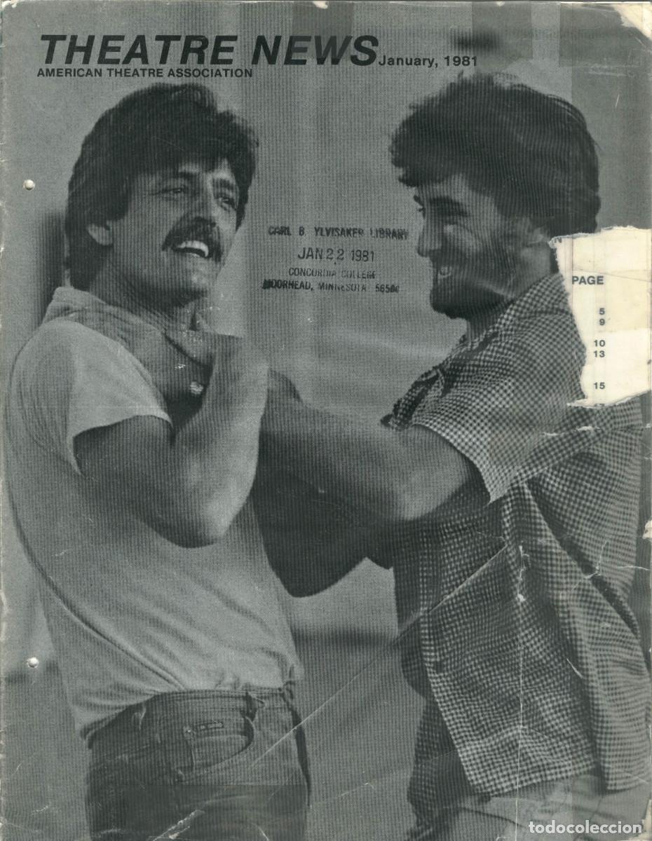 Coleccionismo de Revistas y Peri&oacute;dicos: Theatre News; Vol. 13 (1981 Completo)_American Theatre Association