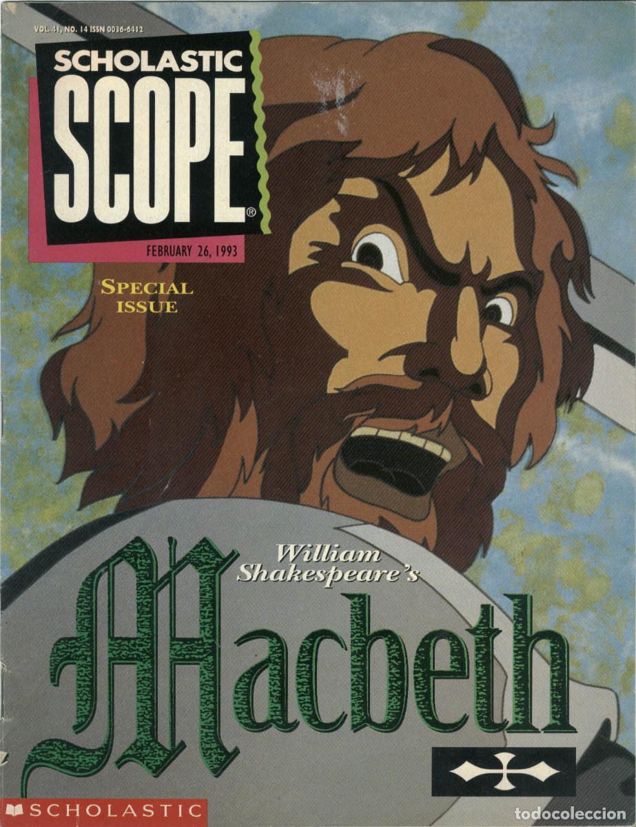Coleccionismo de Revistas y Peri&oacute;dicos: Scholastic Scope; 41-14 (II-1993) Macbeth