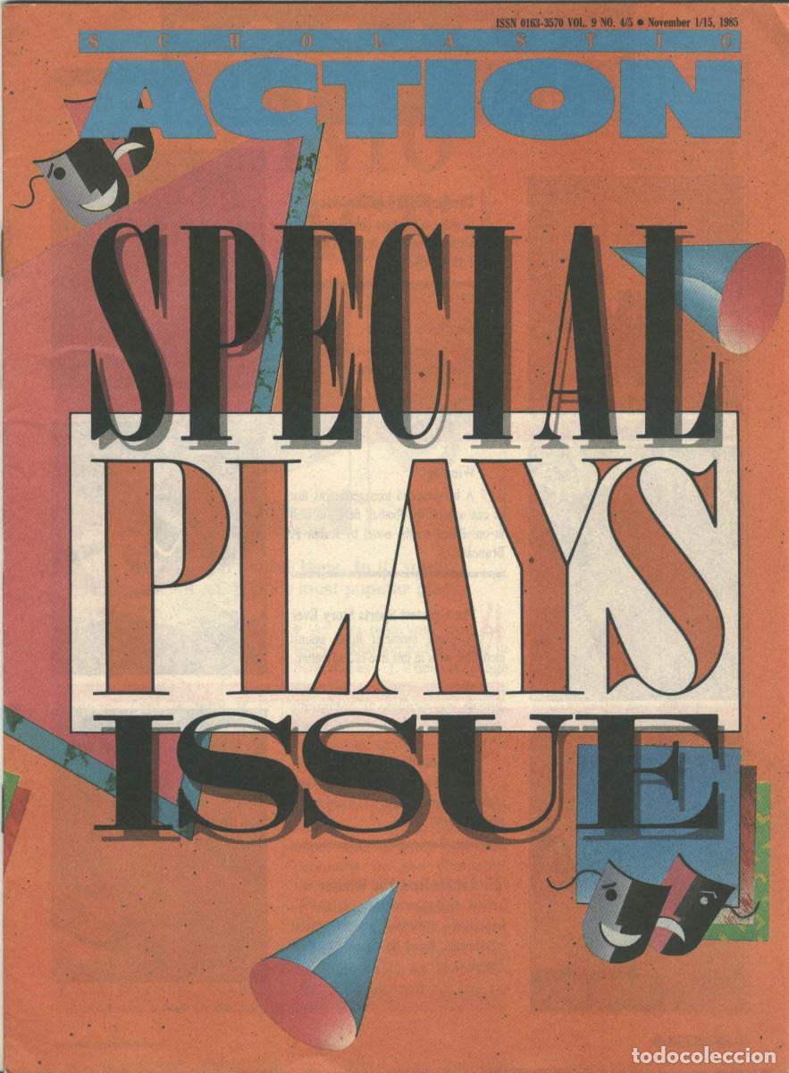 Coleccionismo de Revistas y Peri&oacute;dicos: Scholastic Scope; 09-4 (XI-1985) Special Plays Issue
