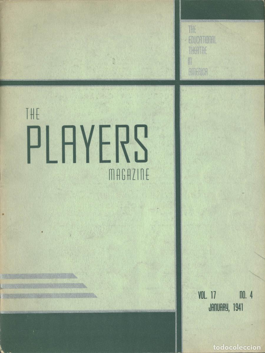 Coleccionismo de Revistas y Peri&oacute;dicos: Players Magazine; 17_4-7 y 17_8 y 2 (1941)_National Collegiate Players