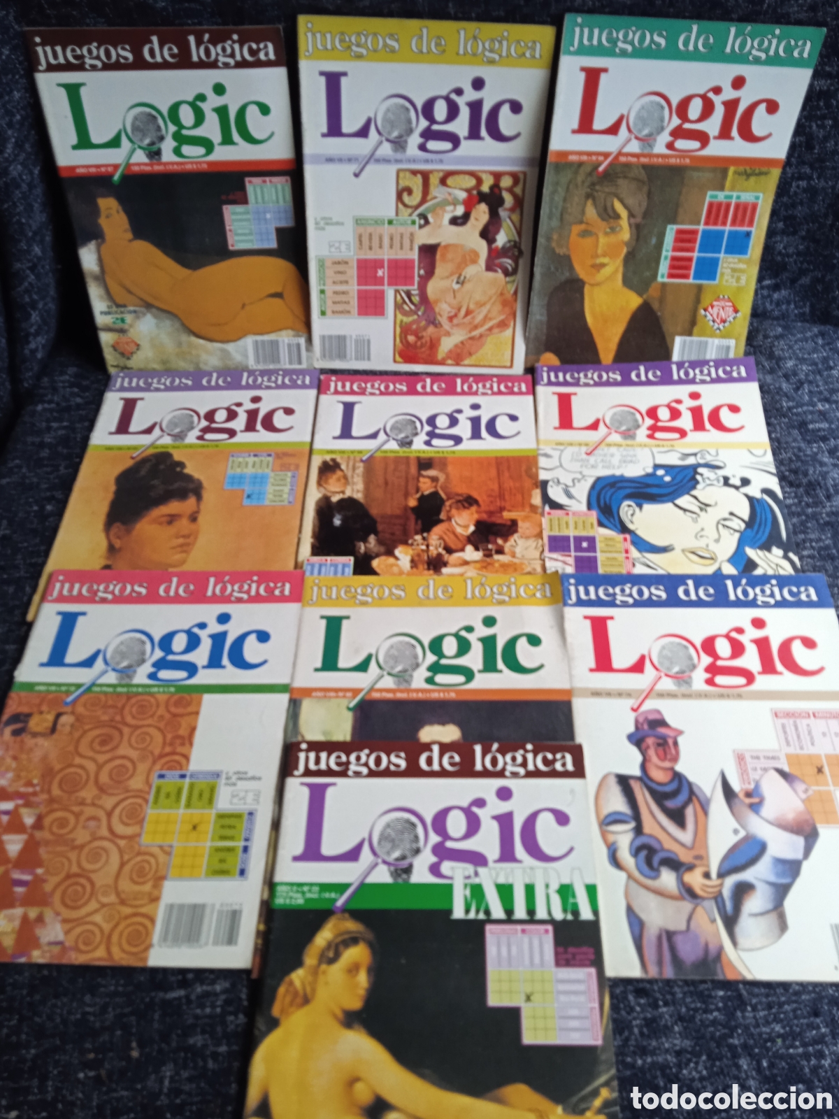 Coleccionismo de Revistas y Peri&oacute;dicos: LOGIC - REVISTAS DE JUEGOS DE LOGICA -LOTE DE 10 EJEMPLARES -NUEVOS