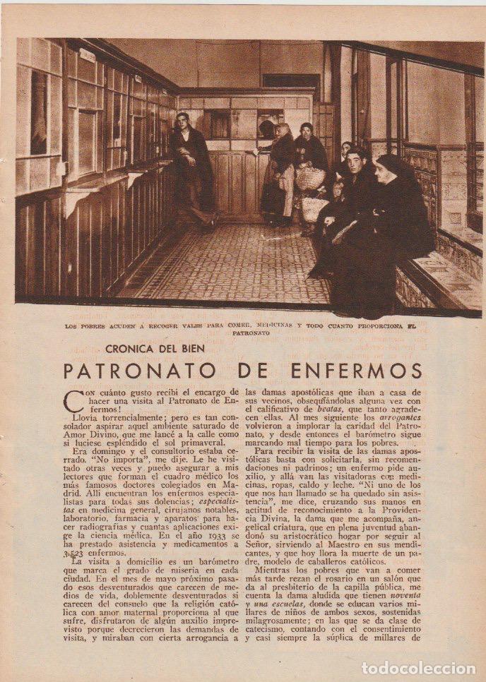 Coleccionismo de Revistas y Peri&oacute;dicos: Patronato de enfermos / Mar&iacute;a de Perales - 1934