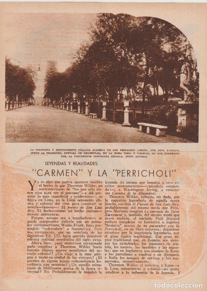 Collectionnisme de Revues et Journaux: Carmen y la Perricholi / Rosa Arciniega - 1934