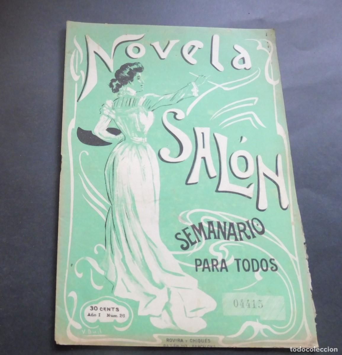 Collectionnisme de Revues et Journaux: REVISTA - NOVELA DE SAL&Oacute;N - N&Uacute;M 26 - 23 de Septie de 1906 - SEMANARIO ILUSTRADO - N&Uacute;M EJEMPLAR 04415