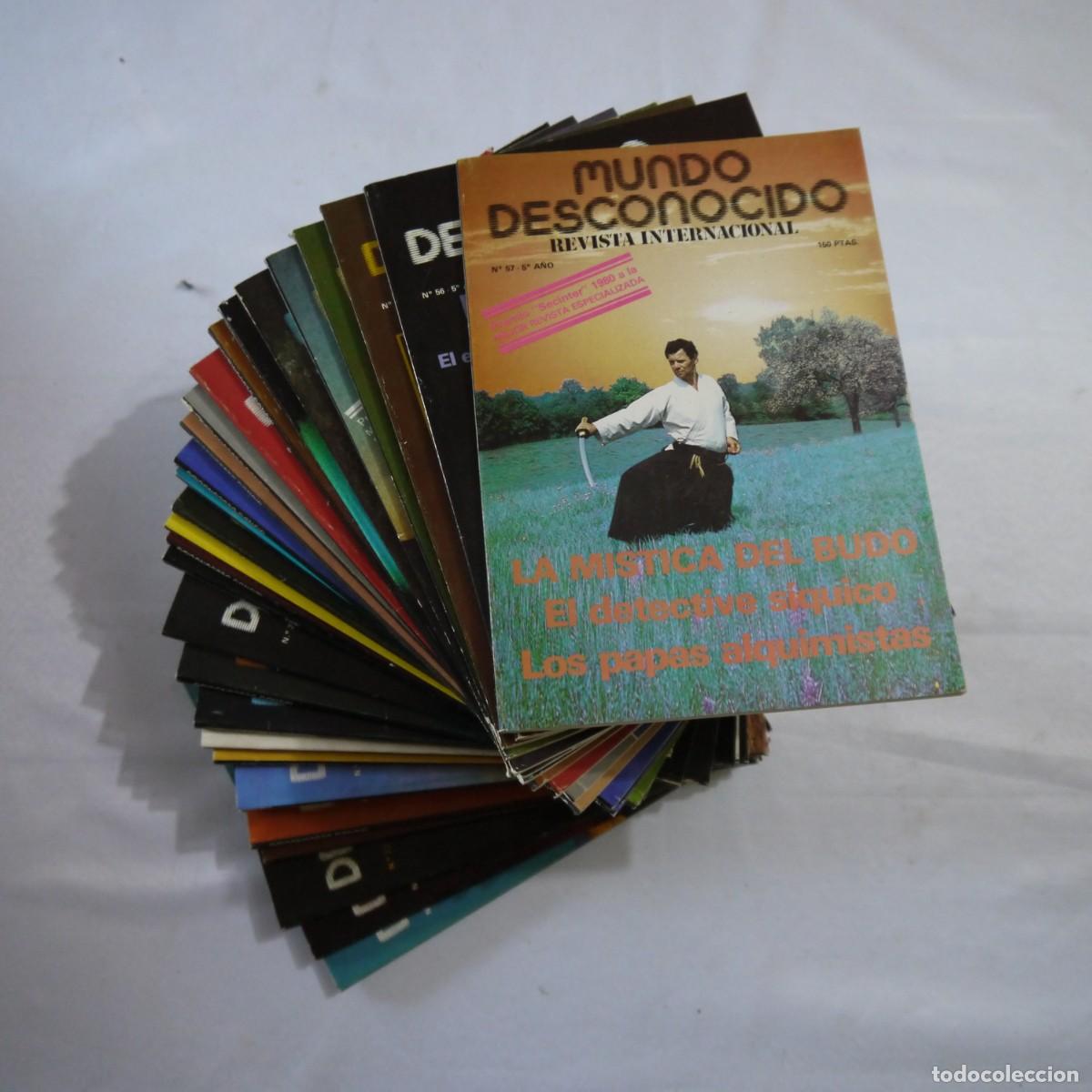 Coleccionismo de Revistas y Peri&oacute;dicos: REVISTA MUNDO DESCONOCIDO. LOTE 32 REVISTAS EN MUY BUEN ESTADO CON ENVIO GRATUITO A LA PENINSULA