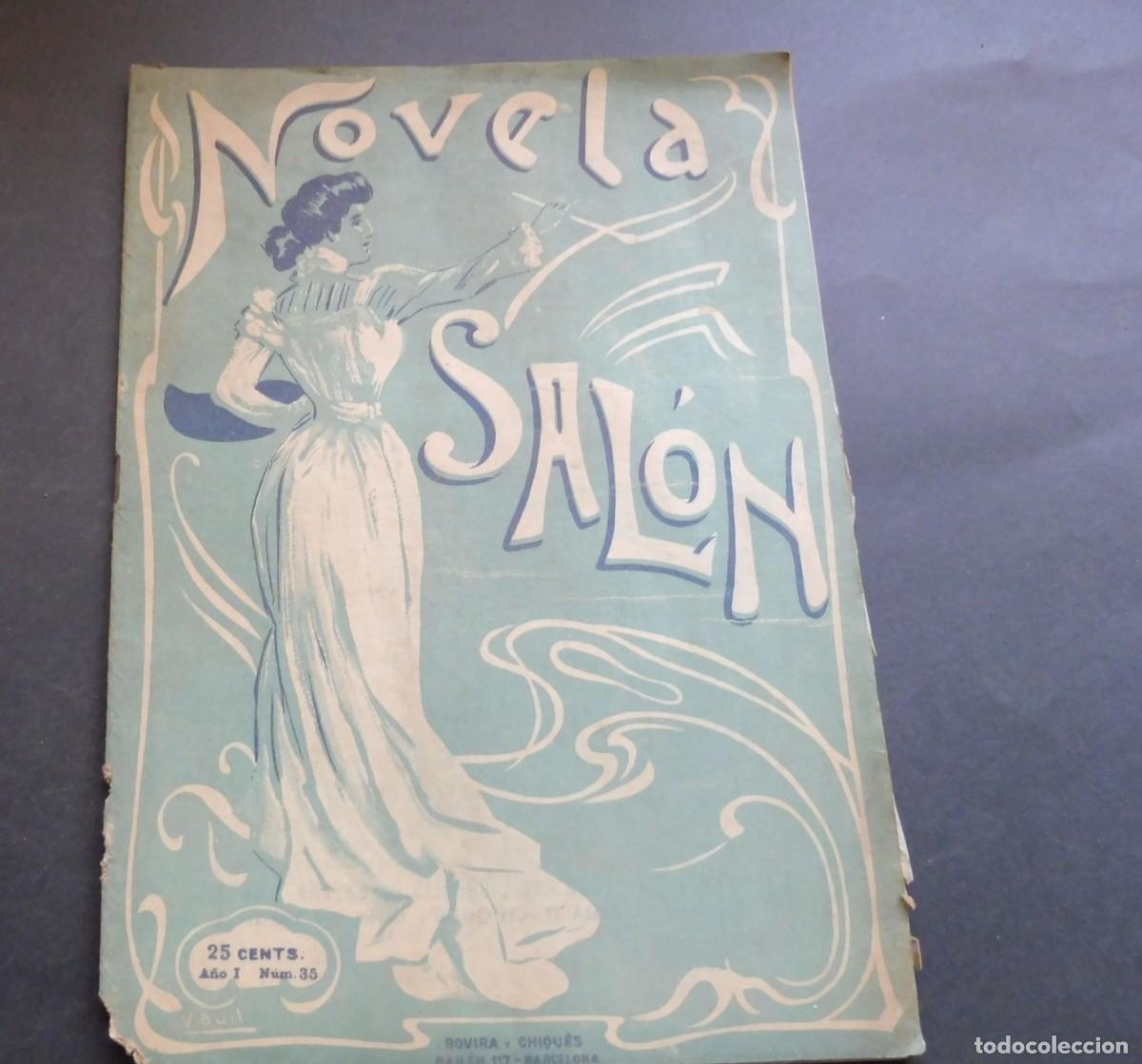 Collezionismo di Riviste e Giornali: REVISTA - NOVELA DE SAL&Oacute;N - N&Uacute;M 35 - A&Ntilde;O 1906 - SEMANARIO ILUSTRADO -