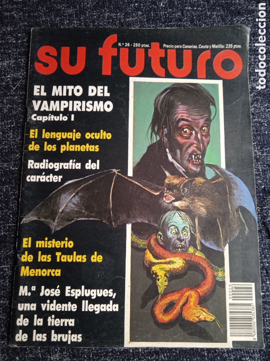 Collezionismo di Riviste e Giornali: REVISTA SU FUTURO, N&ordm; 26 ESOTERISMO, TAROT, HOR&Oacute;SCOPO, -A&Ntilde;OS 80