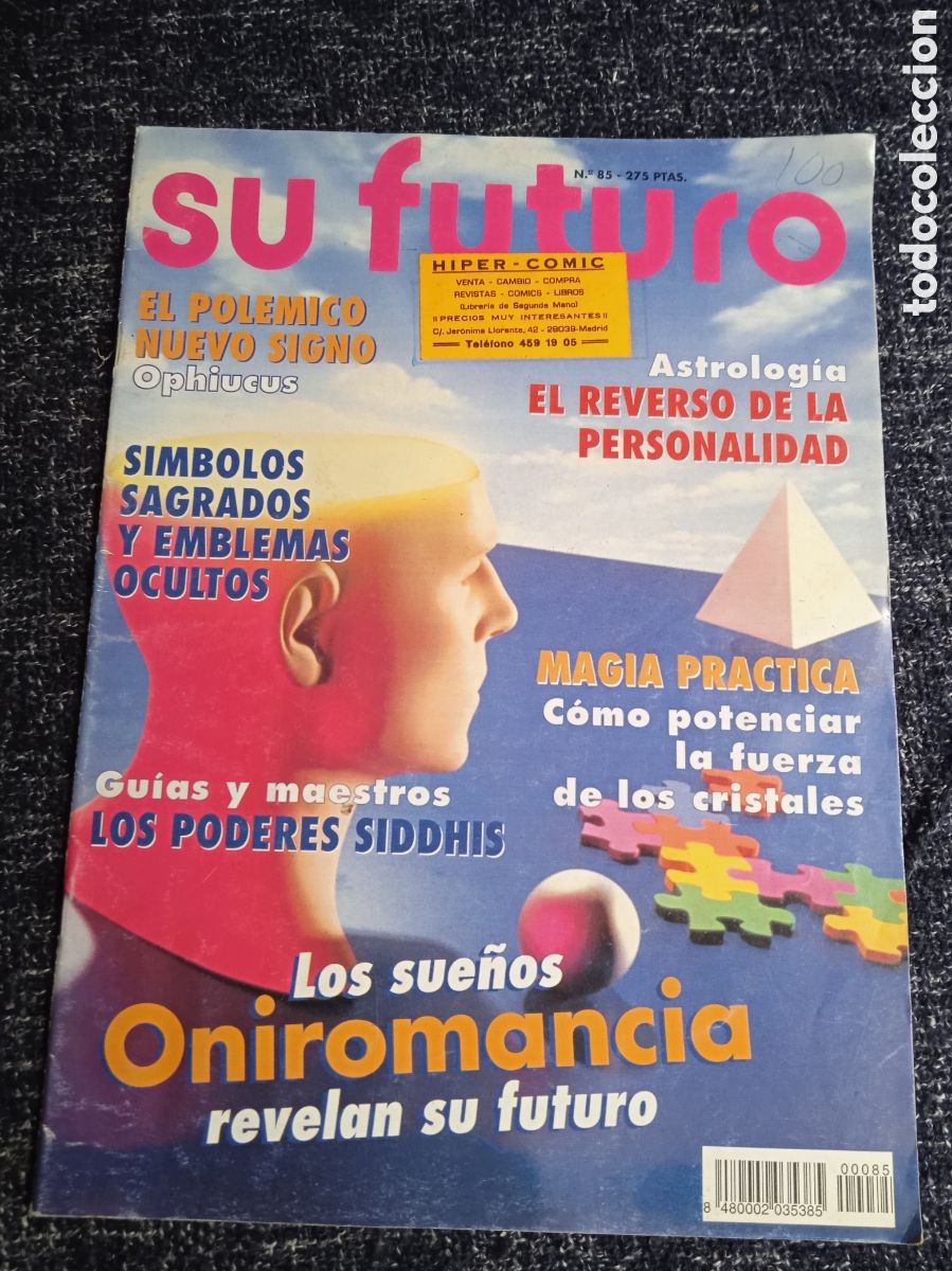 Collezionismo di Riviste e Giornali: REVISTA SU FUTURO, N&ordm; 85 ESOTERISMO, TAROT, HOR&Oacute;SCOPO, -A&Ntilde;OS 80