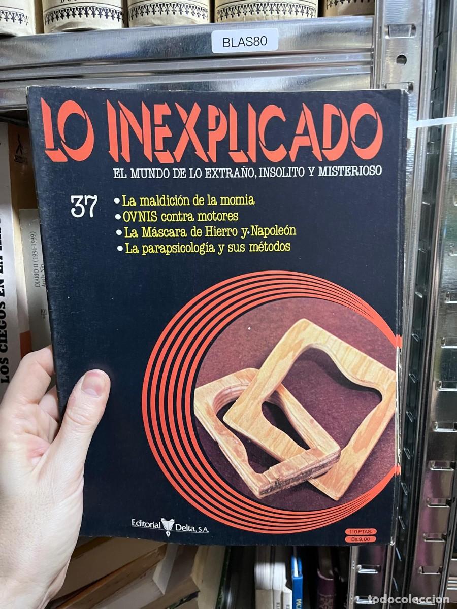 Collectionnisme de Revues et Journaux: BLAS80 &ndash; Lo Inexplicado n&ordm; 37 (Delta). La maldici&oacute;n de la momia, OVNIS contra motores, La M&aacute;scara de