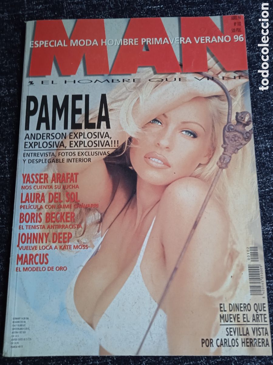 Collezionismo di Riviste e Giornali: MAN N&ordm; 102 ABRIL 1996 , pamela anderson