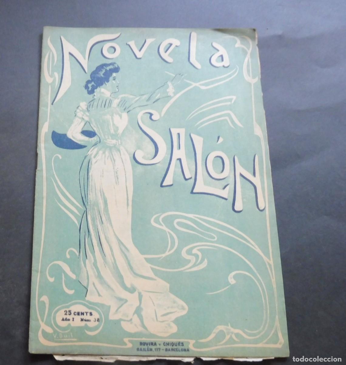 Collezionismo di Riviste e Giornali: REVISTA - NOVELA DE SAL&Oacute;N - N&Uacute;M 38 - A&Ntilde;O 1906 - SEMANARIO ILUSTRADO -