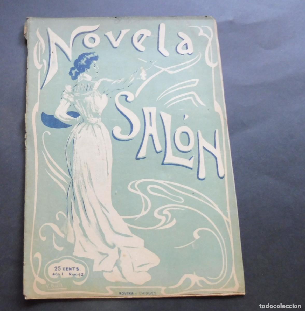 Colecionismo de Revistas e Jornais: REVISTA - NOVELA DE SAL&Oacute;N - N&Uacute;M 42 - A&Ntilde;O 1906 - SEMANARIO ILUSTRADO -