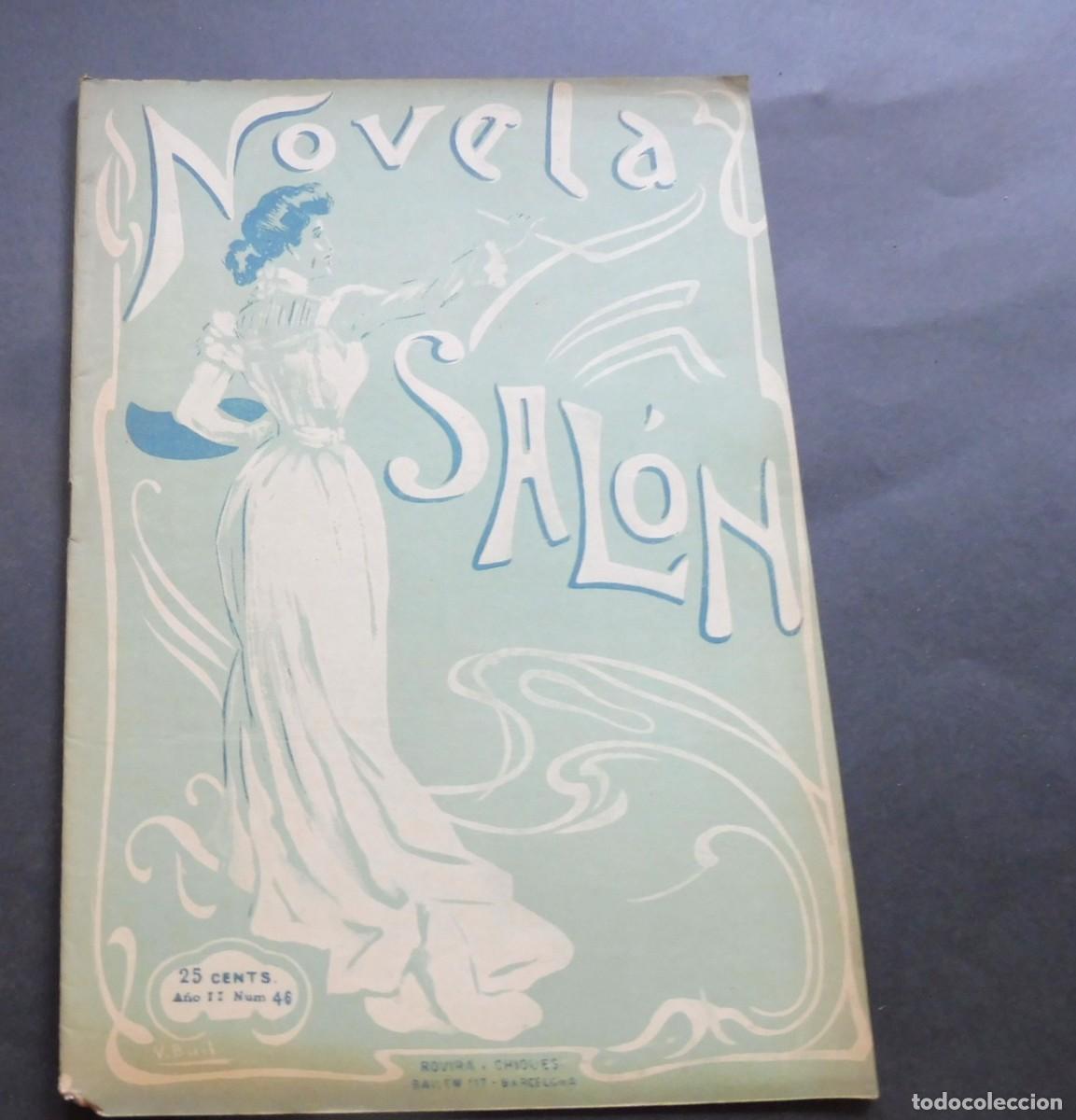 Coleccionismo de Revistas y Peri&oacute;dicos: REVISTA - NOVELA DE SAL&Oacute;N - N&Uacute;M 46 - A&Ntilde;O 1906 - SEMANARIO ILUSTRADO -