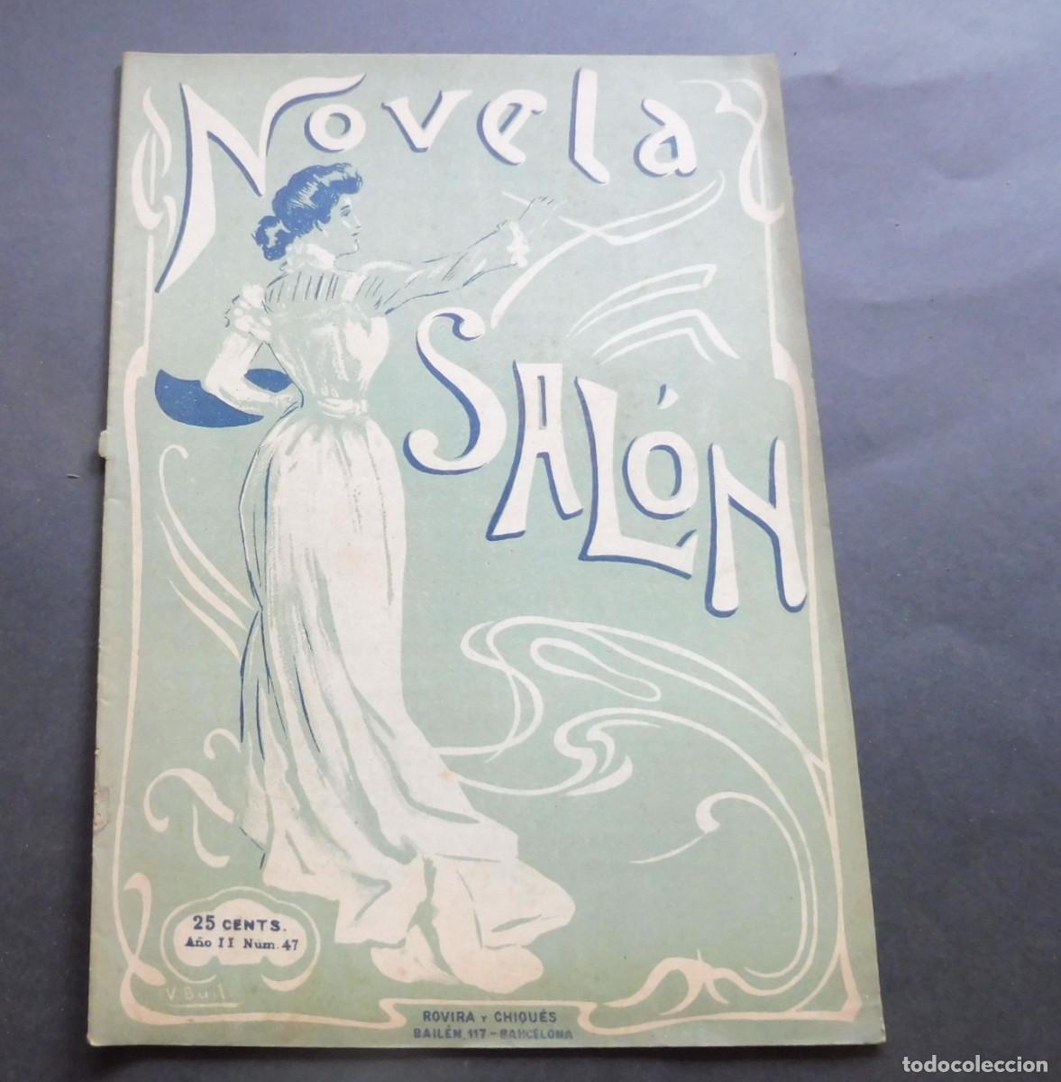 Coleccionismo de Revistas y Peri&oacute;dicos: REVISTA - NOVELA DE SAL&Oacute;N - N&Uacute;M 47 - A&Ntilde;O 1906 - SEMANARIO ILUSTRADO -