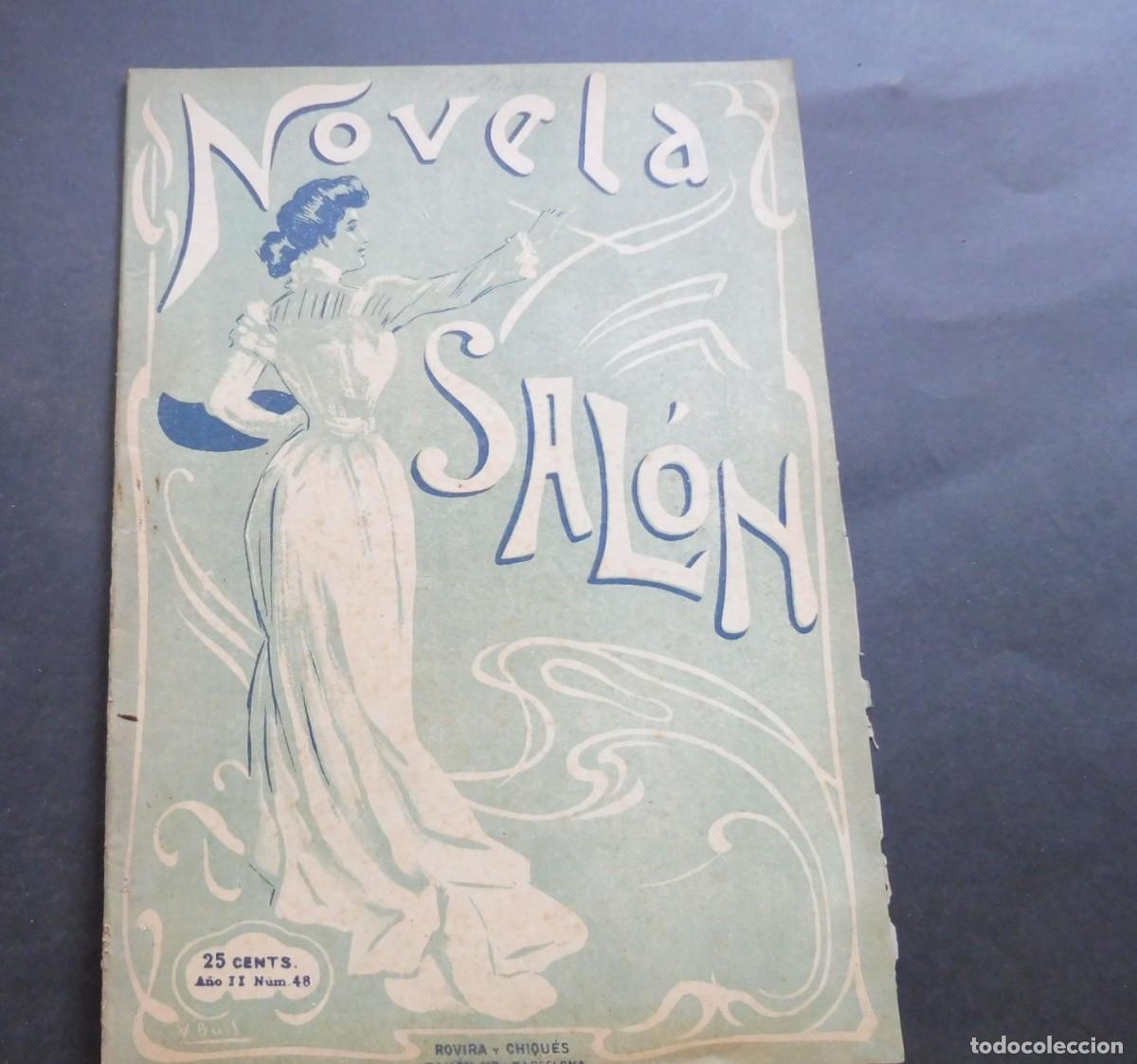Coleccionismo de Revistas y Peri&oacute;dicos: REVISTA - NOVELA DE SAL&Oacute;N - N&Uacute;M 48 - A&Ntilde;O 1906 - SEMANARIO ILUSTRADO -
