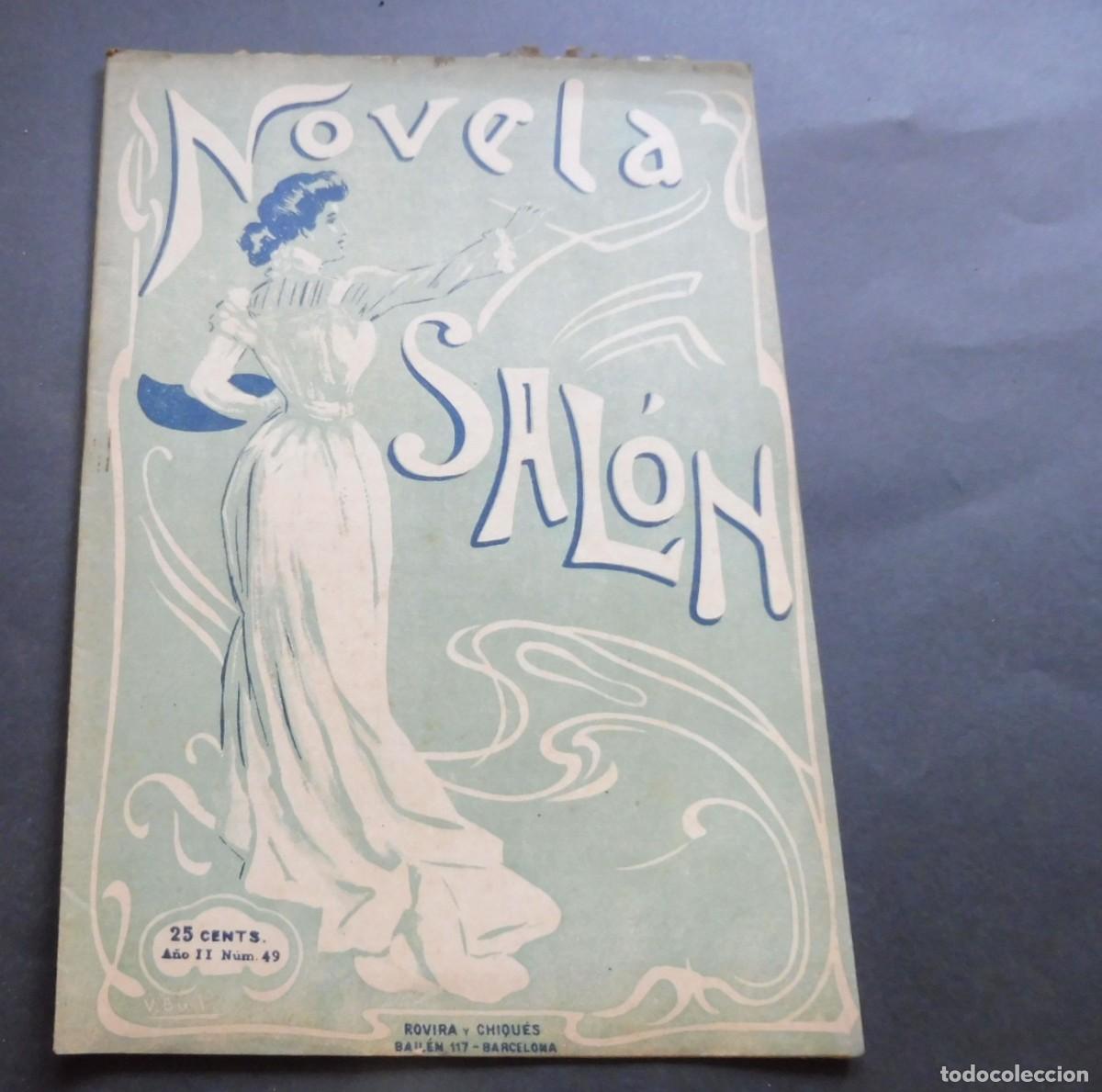 Coleccionismo de Revistas y Peri&oacute;dicos: REVISTA - NOVELA DE SAL&Oacute;N - N&Uacute;M 49 - A&Ntilde;O 1906 - SEMANARIO ILUSTRADO -