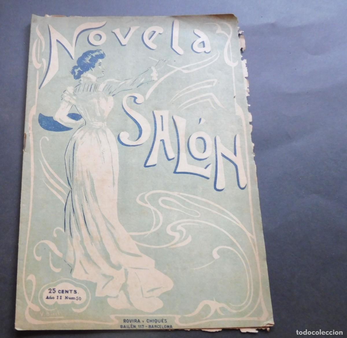Collezionismo di Riviste e Giornali: REVISTA - NOVELA DE SAL&Oacute;N - N&Uacute;M 50 - A&Ntilde;O 1906 - SEMANARIO ILUSTRADO -
