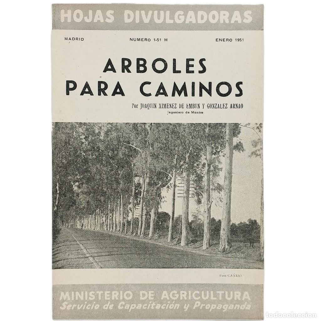 Coleccionismo de Revistas y Peri&oacute;dicos: &Aacute;RBOLES PARA CAMINOS. Xim&eacute;nez de Embun y Gonz&aacute;lez Arnao, Joaqu&iacute;n