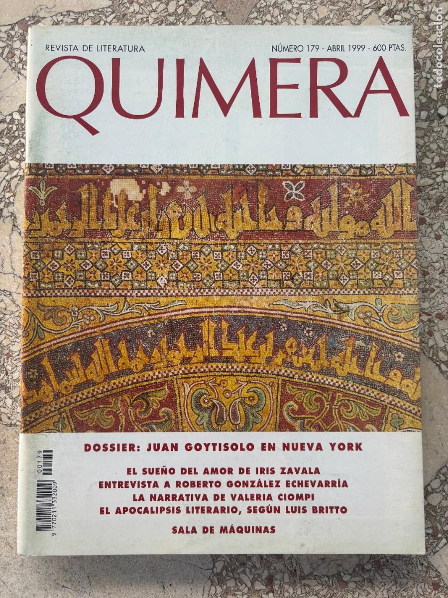 Collezionismo di Riviste e Giornali: QUIMERA N&ordm; 179. JUAN GOYTISOLO. IRIS ZAVALA. VALERIA CIOMPI. LUIS BRITTO. ROBERTO GONZALEZ.