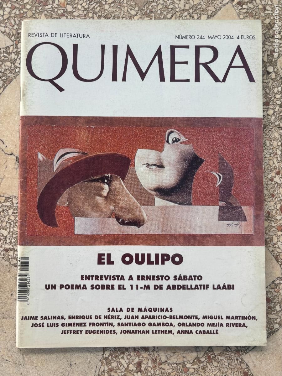 Coleccionismo de Revistas y Peri&oacute;dicos: QUIMERA N&ordm; 244 A&Ntilde;O 2004. EL OULIPO. ABDELLATIF LA&Aacute;BI. JAIME SALINAS. ENRIQUE DE H&Eacute;RIZ.